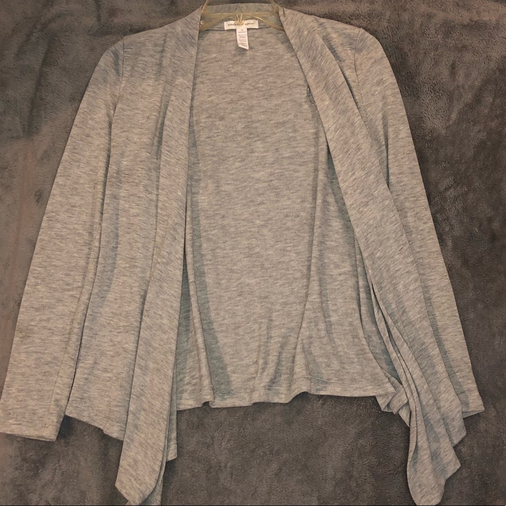 Ambiance appard light grey cardigan